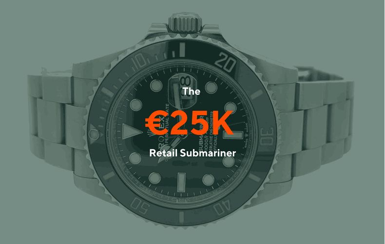 Acquisteresti un Rolex Submariner in acciaio per €25.000?