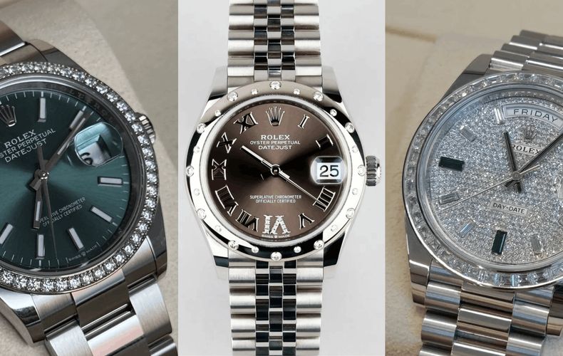 Relógios Rolex RBR e TBR: Diamantes de Fábrica, Referências e Preços de Mercado