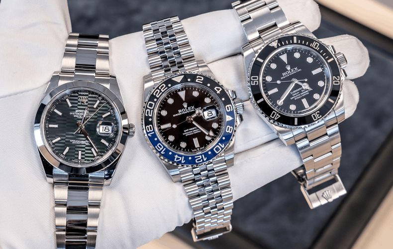 Rolexin viisareiden tyypit selitettynä