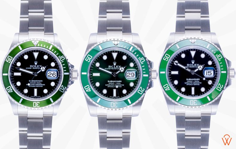 Rolex Hulk vs Rolex Starbucks vs Rolex Kermit