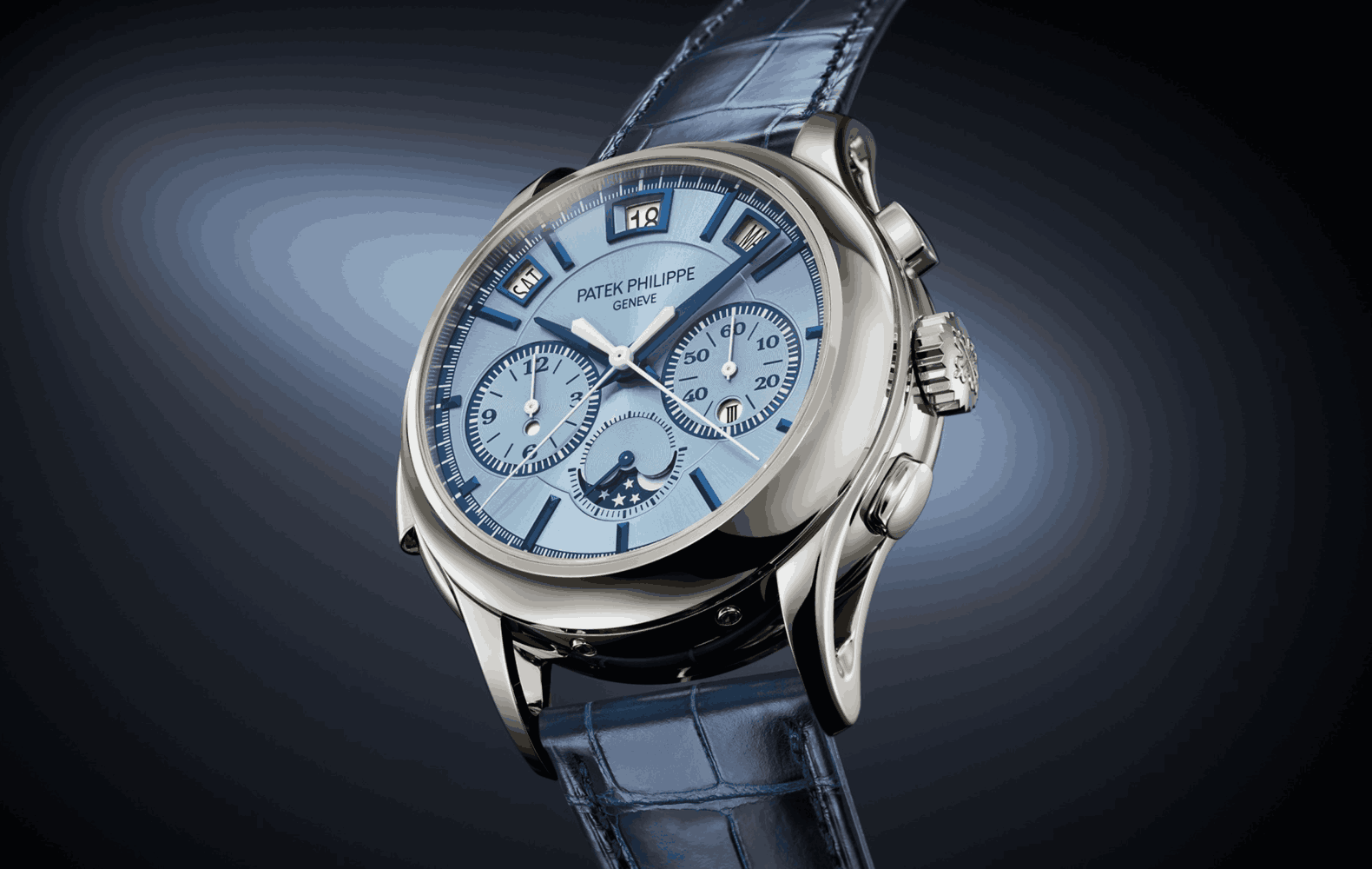 Horloge Murale Patek Philippe – Style Moderne, Métal Noir – Neuve Sans Boîte