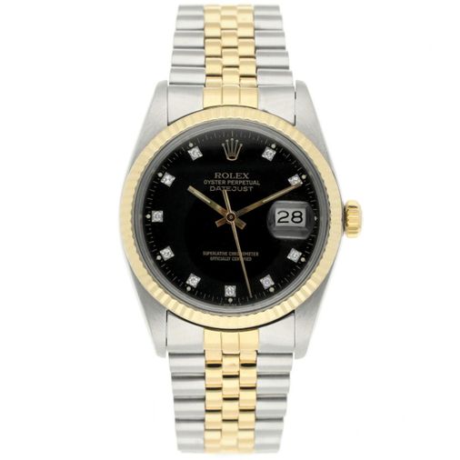 Datejust 自動巻き ブラック　ノーブランド Explore Rolex Datejust Black Dial Watches | Coveted