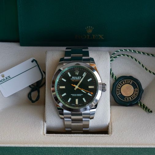 Rolex milgauss segunda online mano