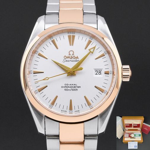 omega seamaster gold steel
