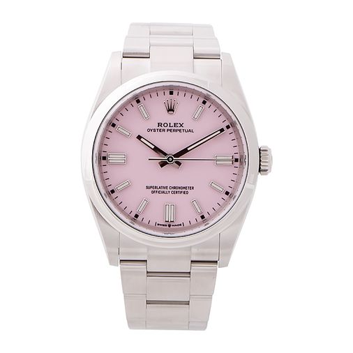 Rolex esfera online rosa