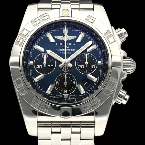 breitling chronomat 44 blue dial