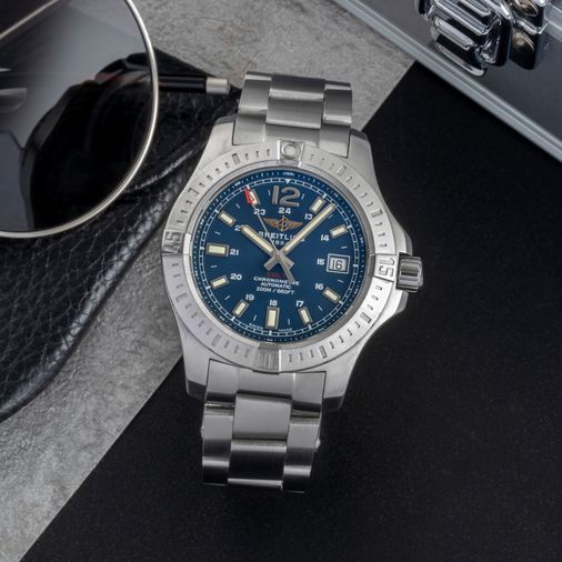 Breitling with a Blue Dial » Check Prices & More