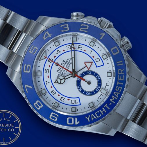 Rolex yacht master 2 blue hot sale