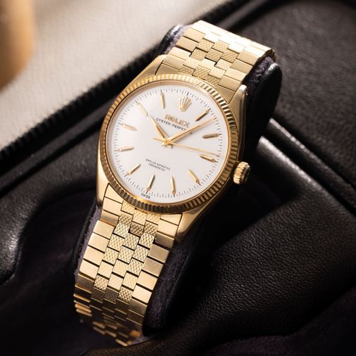 Oyster rolex gold hot sale