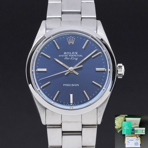 Rolex con esfera azul » ver Precios y más en Wristler - Technical View