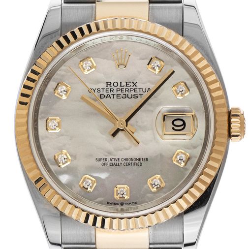 Rolex 126334 Rolex Datejust Perlmutt Rolex Datejust 41mm 126334 G Blue  Diamonds Dial Jubilee For Rp