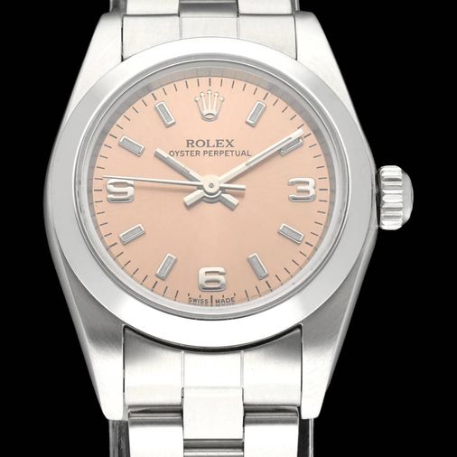 Rolex Oyster Perpetual with a Pink Dial » Prices & More