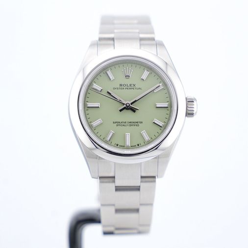 Mint Green Rolex Oyster Perpetual Wert Rolex Mit Grünem Zifferblatt