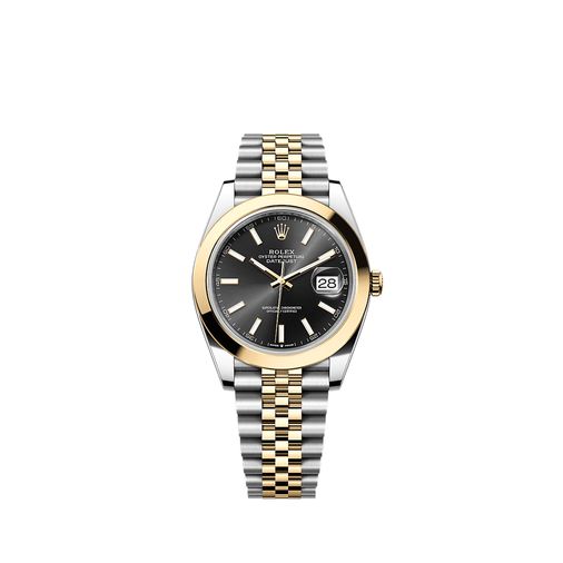 Juwelier Rieger Rolex Damen Datejust Schwarzes Zifferblatt Rolex