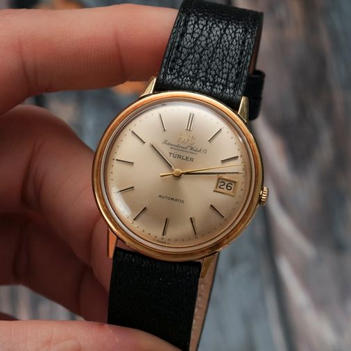 iwc gold dress watch Vintage Longines QWR Dress Watch Rectangle Gold Tone 25mm 7.5