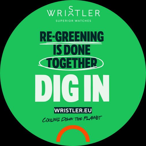 collab wristler justdiggit - regreening is done together