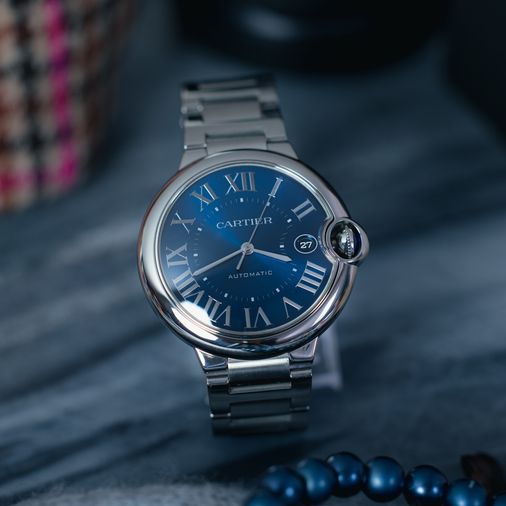 Bleu 42mm Cartier Uhr Ballon Cartier Ballon Bleu Watches » Check
