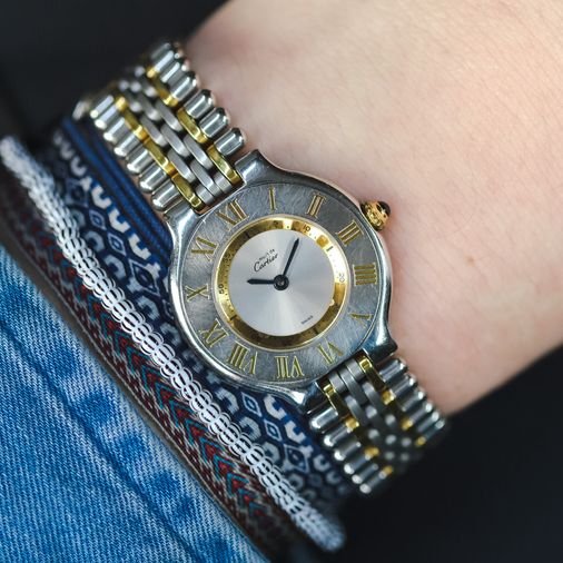 CARTIER カルティエ マスト21 腕時計 ステンレススチール 126