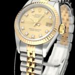 Rolex Lady-Datejust 69173G (1991) - 26mm Goud/Staal (7/8)