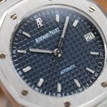 Audemars Piguet Royal Oak 14790ST (Unknown (random serial)) - Blue dial 36 mm Steel case (7/8)