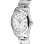 Rolex Air-King 14000 (1990) - Wit wijzerplaat 34mm Staal (4/7)