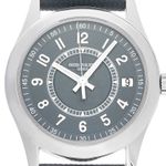 Patek Philippe Calatrava 6007A-001 (2020) - Blue dial 40 mm Steel case (1/7)