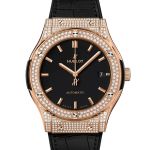 Hublot Classic Fusion 565.OX.1480.LR.1604 (2024) - Black dial 38 mm Rose Gold case (2/3)