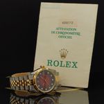 Rolex Datejust 31 68273 (1989) - Rood wijzerplaat 31mm Goud/Staal (5/7)