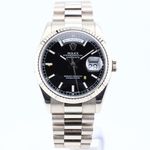 Rolex Day-Date 36 118239 (2009) - Black dial 36 mm White Gold case (2/4)