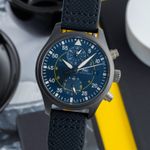 IWC Pilot Chronograph Top Gun IW389008 (Onbekend (willekeurig serienummer)) - Blauw wijzerplaat 44mm Keramiek (3/8)