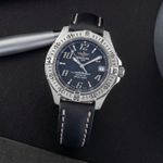 Breitling Colt Automatic A17350 (2000) - Black dial 38 mm Steel case (1/8)