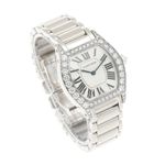 Cartier Tortue WA5072W9 (2006) - Silver dial White Gold case (3/4)