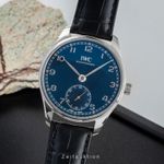 IWC Portuguese Automatic IW358305 (Unknown (random serial)) - Blue dial 40 mm Steel case (1/8)