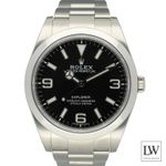 Rolex Explorer 214270 (2019) - Zwart wijzerplaat 39mm Staal (2/8)