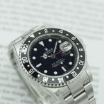 Rolex GMT-Master II 16710 (2002) - Zwart wijzerplaat 40mm Staal (1/8)