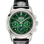 Patek Philippe Perpetual Calendar Chronograph 5270P-014 (2024) - Green dial 41 mm Platinum case (4/6)