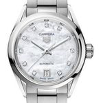 TAG Heuer Carrera Lady WBN2412.BA0621 (2026) - White dial 29 mm Steel case (1/1)