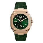 Bell & Ross BR 05 BR05A-GN-PG/SCR (2024) - Green dial 40 mm Rose Gold case (3/3)