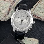 Glashütte Original Senator Chronograph 1-39-34-21-42-04 (Unknown (random serial)) - Silver dial 44 mm Steel case (3/8)