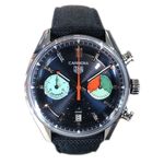 TAG Heuer Carrera CBS2213.FN6002 (2024) - Blauw wijzerplaat 39mm Staal (8/8)