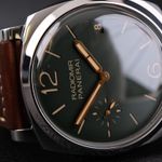 Panerai Radiomir 1940 3 Days PAM00736 (2017) - Groen wijzerplaat 47mm Staal (7/8)