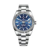 Rolex Sky-Dweller 326934 (Unknown (random serial)) - Blue dial 42 mm Steel case (1/8)