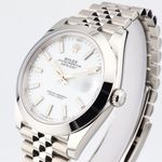 Rolex Datejust 41 126300 (2023) - Wit wijzerplaat 41mm Staal (3/8)