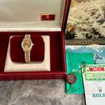 Rolex Lady-Datejust 69178G (1993) - Gold dial 26 mm Yellow Gold case (5/8)