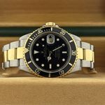 Rolex Submariner Date 16613 (2004) - Black dial 40 mm Gold/Steel case (7/8)
