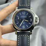 Panerai Luminor PAM01085 (2024) - Blue dial 44 mm Steel case (7/8)