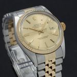 Rolex Datejust 36 16013 (1986) - Goud wijzerplaat 36mm Goud/Staal (6/7)