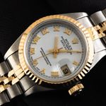 Rolex Lady-Datejust 79173 (2000) - White dial 26 mm Gold/Steel case (3/7)
