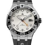 Maurice Lacroix Aikon AI6158-SS001-130-2 (2023) - White dial 43 mm Steel case (2/3)