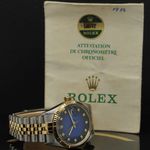 Rolex Datejust 36 16013 (1988) - Blue dial 36 mm Gold/Steel case (5/6)